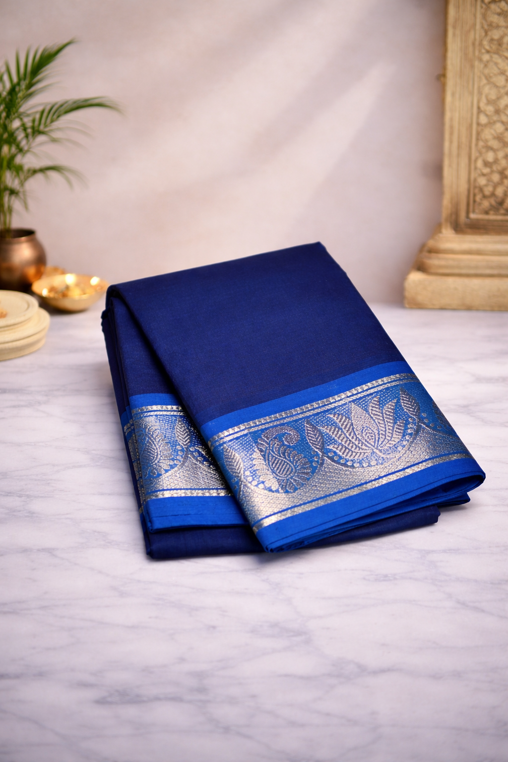 Navy blue with ramar blue border