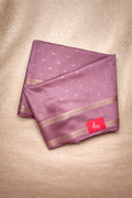 Semi-Raw Silk Zari Butti - Retttapet Border 
(Muted Lilac)